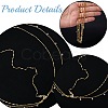 Alloy with Rhinestone Hair Chain DIY-WH20058-11G-5