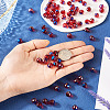 80Pcs Half Rainbow Plated Glass Beads EGLA-TA0013-04B-7
