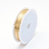 Eco-Friendly Round Copper Jewelry Wire X-CWIR-P001-01-0.8mm-2