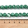 Synthetic Malachite Beads Strands G-I199-32-8mm-L-2
