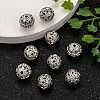Brass Rhinestone Beads X-RB-H041-14-6
