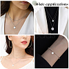 4Pcs 925 Sterling Silver Pendants STER-BBC0005-37A-5