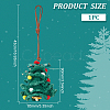 Crochet Christmas Tree Hanging Pendant Decorations HJEW-WH0007-14-2