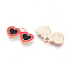 Beach Theme Alloy Enamel Pendants X-ENAM-T022-33N-2