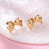 304 Stainless Steel Stud Earrings for Women EJEW-K306-04G-3