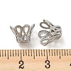 Non-Tarnish 316 Surgical Stainless Steel Bead Caps STAS-Q310-09A-P-3