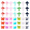 280Pcs 14 Styles Acrylic Beads OACR-TA0003-14-1