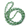Transparent Electroplate Glass Beads Strands GLAA-K064-05A-PL05-2