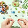 40Pcs 10 Colors Handmade Lampwork Beads LAMP-PA0001-10-4