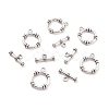 Tibetan Style Alloy Toggle Clasps PALLOY-P267-14AS-1