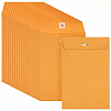 50Pcs Kraft Paper Clasp Envelopes for Storing AJEW-CP0009-98B-1