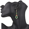 Handmade Glass Seed Beads Teardrop Dangle Earrings EJEW-MZ00576-01-3