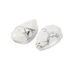 Natural Howlite Faceted Pendants G-D082-01A-2