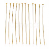 Brass Flat Head Pins KK-G331-11-0.7x63-1