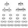20Pcs 4 Style 304 Stainless Steel Findings FIND-GA0001-72-1