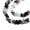 Electroplate Glass Beads Strands EGLA-N002-06B-3
