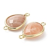 Natural Sunstone Links connectors G-L514-015C-3