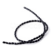 Natural Obsidian Bead Strands X-G-R356-51-2
