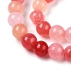 Dyed Natural White Jade Beads Strands G-T140-4mm-A12-4