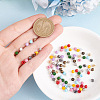 110Pcs 11 Colors Spray Paint Alloy Shank Buttons FIND-GO0002-44-3