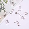 Iron Clip-on Earring Findings KK-PH0026-20P-NF-4