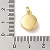Rack Plating Brass with Synthetic Opal Pendants KK-S370-06G-4