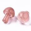 Cherry Quartz Glass GuaSha Stone G-N0325-02R-3