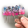 Natural Crystal Hair Combs PW-WGC6E88-05-1