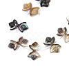 Natural Black Lip Shell Beads Strands SSHEL-S278-123A-3