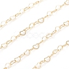 Brass Heart Link Chains CHC-D026-15B-G-2