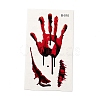 10Pcs 10 Style Halloween Horror Realistic Bloody Wound Scar Removable Temporary Water Proof Tattoos Paper Stickers AJEW-G048-03-2