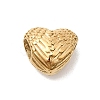 304 Stainless Steel European Beads STAS-B113-01G-1