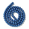 Eco-Friendly Dyed Glass Pearl Round Bead Strands HY-A008-6mm-M-3