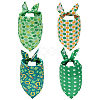 4Pcs 4 Styles Triangle Polyester Pet Handkerchi AJEW-CP0006-08B-06-1
