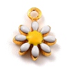 Brass Enamel Charms KK-K260-03G-RS-3