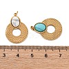 Mixed Gemstone Pendants STAS-M110-01G-3