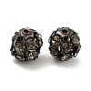 Gunmetal Brass Rhinestone Beads RB-F035-05B-01-2