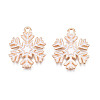 Christmas Style Alloy Enamel Pendants X-ENAM-Q442-68B-2