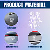 Plastic Reflective Vinyl Car Stickers STIC-WH0036-022-3