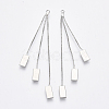 Brass Box Chains Tassel Big Pendants KK-S348-466P-NF-1
