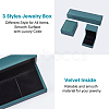 DICOSMETIC 3pcs 3 styles PU Leather Jewelry Storage Boxes Set CON-DC0001-07-5