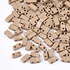 2-Hole Baking Paint Glass Seed Beads SEED-S023-17B-20-1