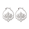 Non-Tarnish 304 Stainless Steel Hoop Earrings EJEW-P271-03P-1