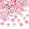 150Pcs Opaque Resin European Beads RESI-TA0004-61C-3