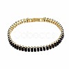 Cubic Zirconia Classic Tennis Bracelet ZIRC-S067-073B-NF-1