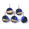 Tri-color Handmade Porcelain Pendants PORC-S501-015A-2