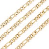 304 Stainless Steel Figaro Chains STAS-M032-45G-1.6mm-1