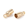 Brass Cord Ends KK-K253-07G-2