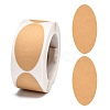 Self-Adhesive Kraft Paper Gift Tag Stickers DIY-G021-10-1