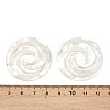 Natural White Shell Cabochons SSHEL-B006-05-4
